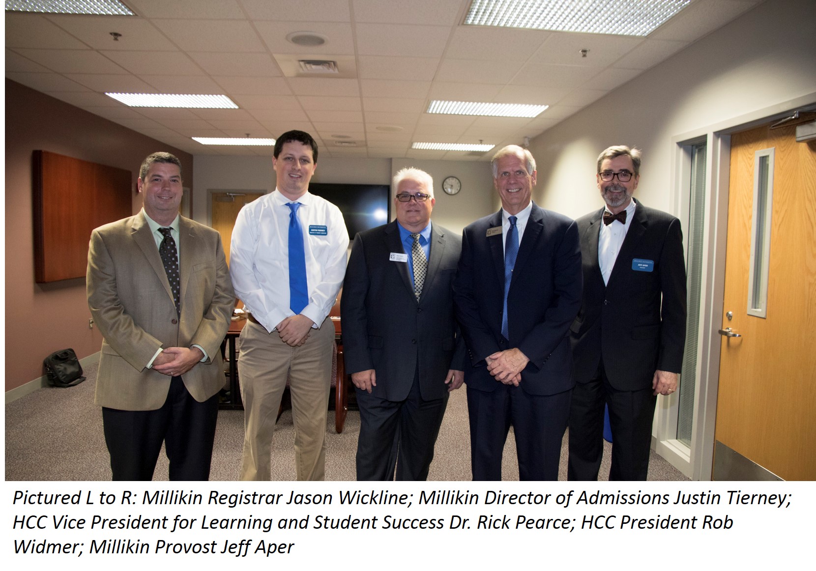 Millikin and Heartland representatives